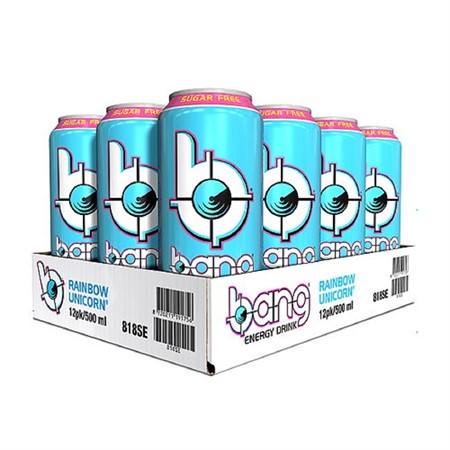 Bang Energy 12 x 500 ml,  Rainbow unicorn