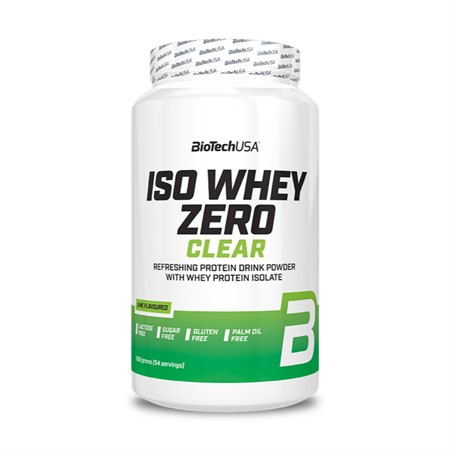 Iso Whey Zero Clear, lactose free 3 lbs, Lime