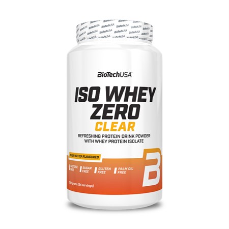 Iso Whey Zero Clear, lactose free 3 lbs, Peach Ice Tea