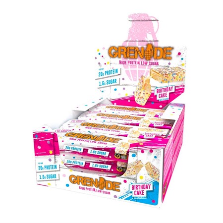 Grenade Proteinbar 12 x 60 g, Birthday Cake