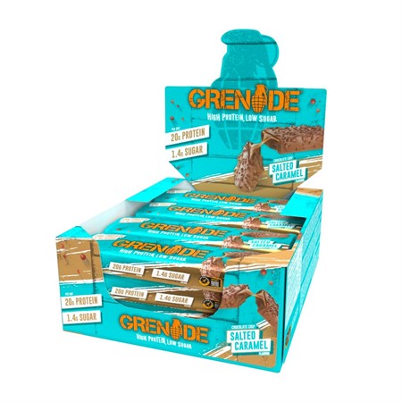 Grenade Proteinbar 12 x 60 g, Chocolate Chip Salted Caramel