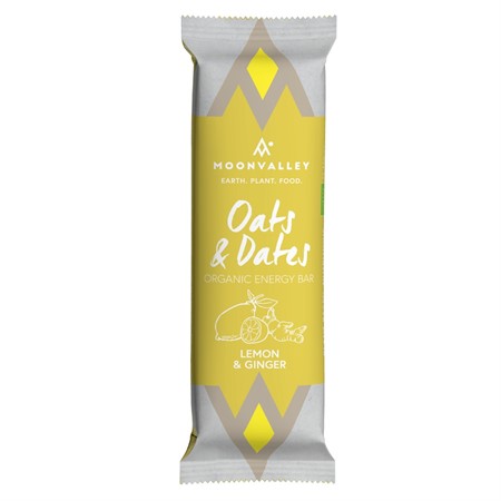 Energibar Ekologisk 18 x 45 g, Lemon Ginger