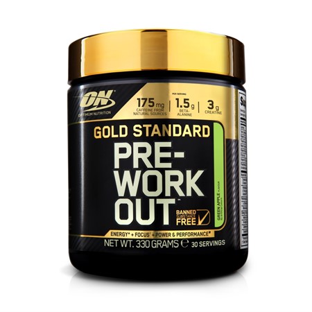 Gold Standard PWO 330g, Green Apple