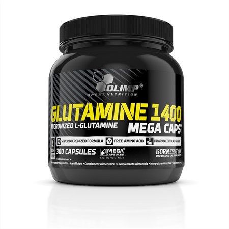 Glutamine Mega Caps,300 caps