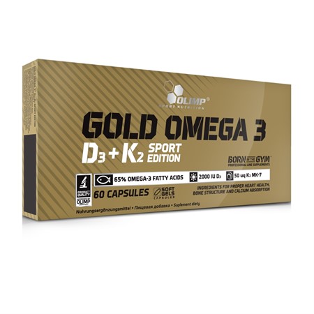 Gold Omega-3 D3+K2, 60 caps