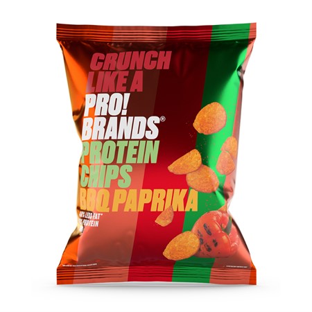 Protein Chips 14 x 50 g, BBQ Paprika