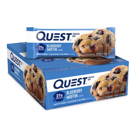 Quest Bar 12 x 60 g, Blueberry Muffin
