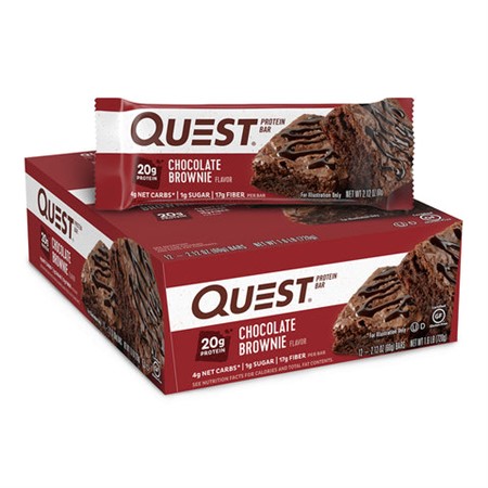 Quest Bar 12 x 60 g, Chocolate Brownie
