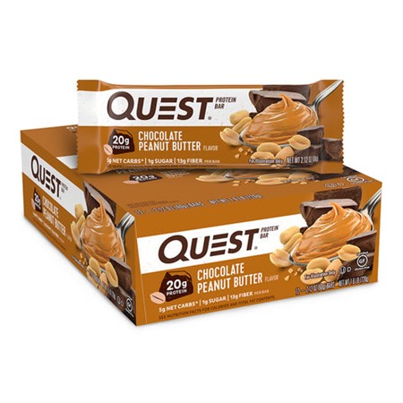 Quest Bar 12 x 60 g, Choc Peanut Butter