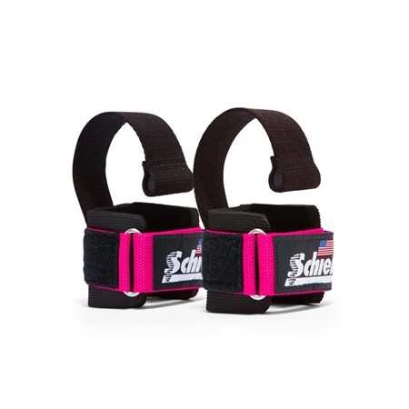 Power Lifting Straps +Dowel, Pink