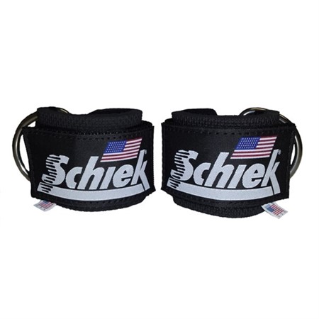 Schiek Ankle Straps (Pair), Black