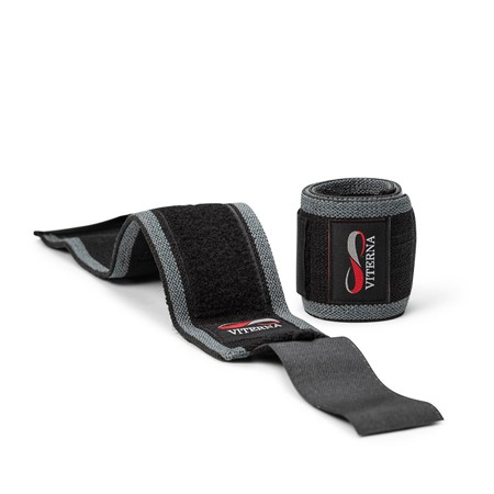 Prem Reinforced Wrist Wraps 18 BlackGrey