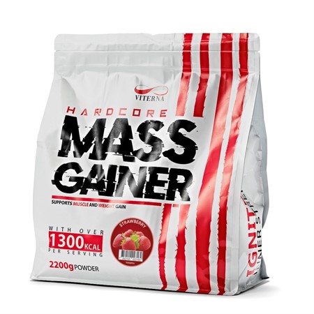 Hardcore Mass Gainer 2200 g, Strawberry