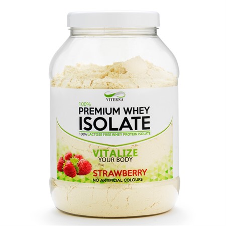 100% Premium Whey Isolate 900 g, Strawberry
