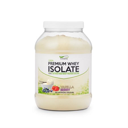 100% Premium Whey Isolate 900 g, Vanilla Berry